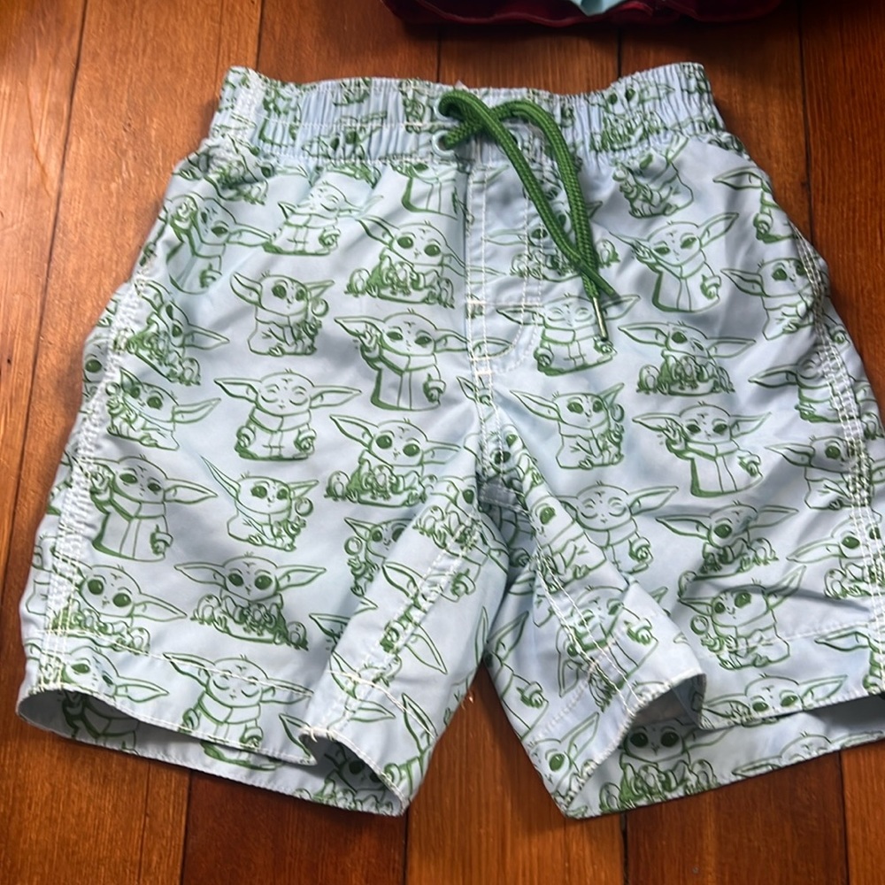 Kids GAP Star Wars swim trunks